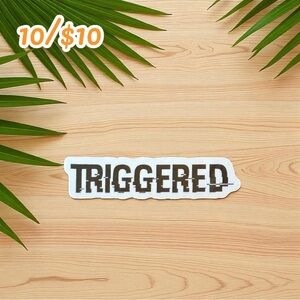 Triggered Meme Sticker – Approx. 2 3/4”